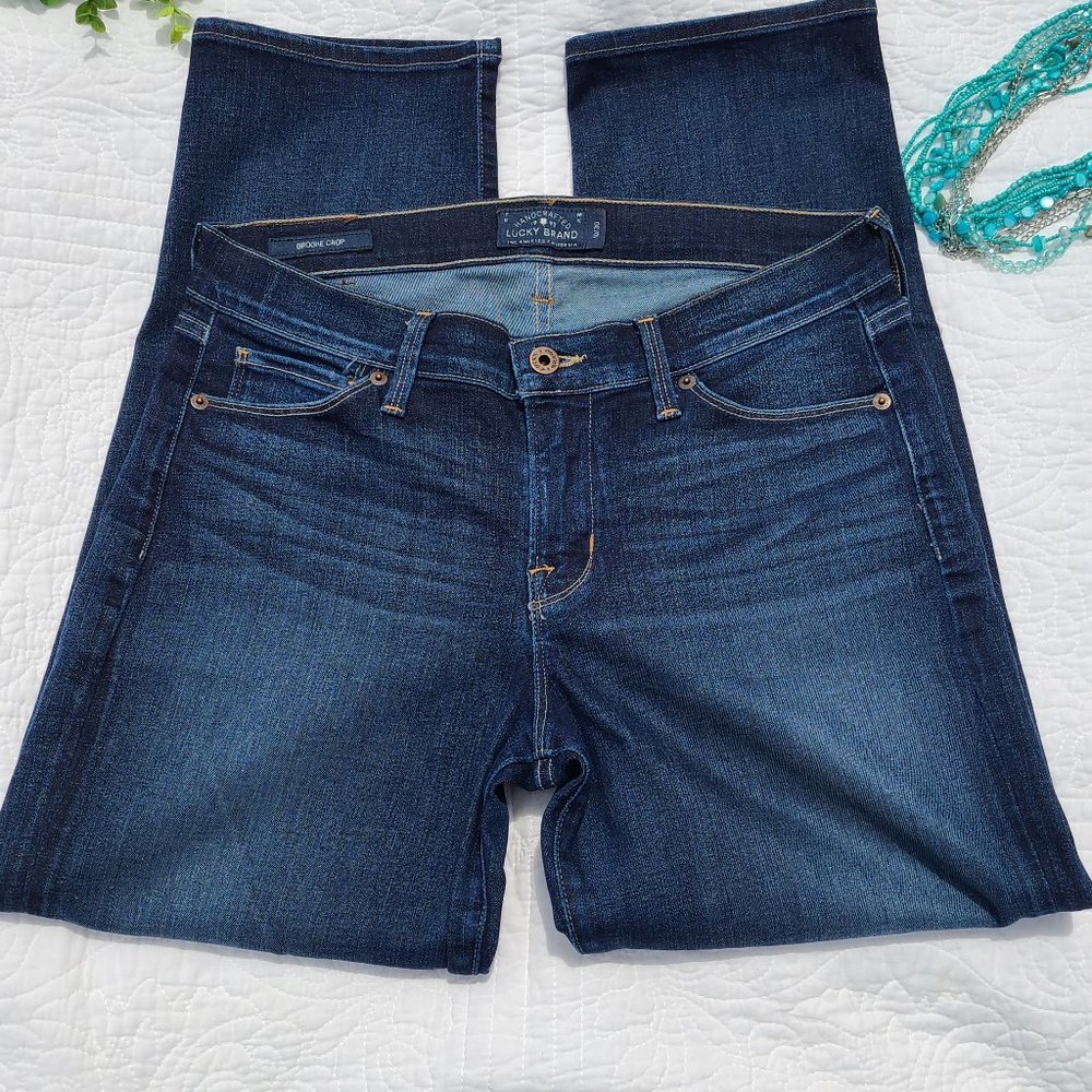 Lucky Brand Dark Blue Ankle Jeans